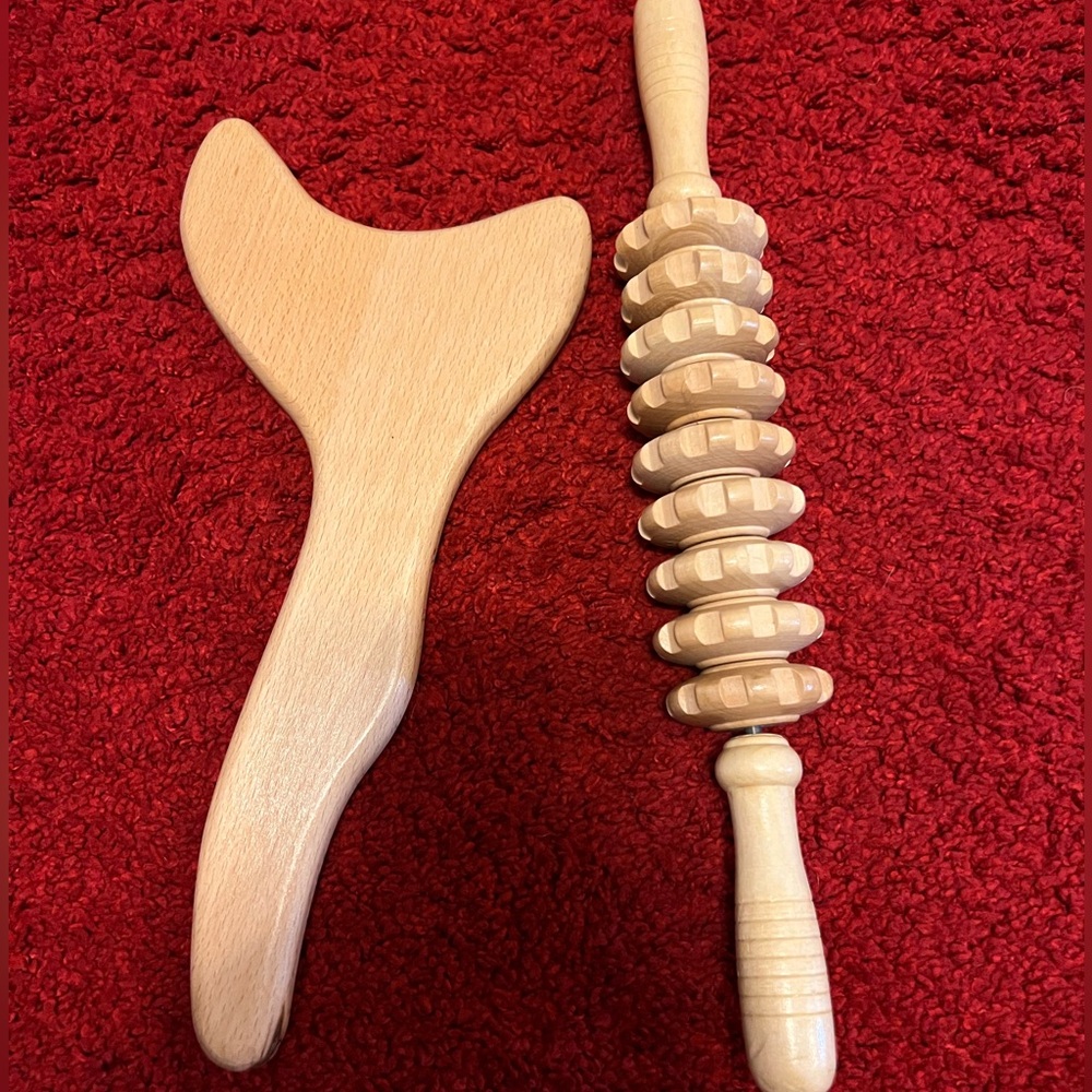 Wooden massage tools